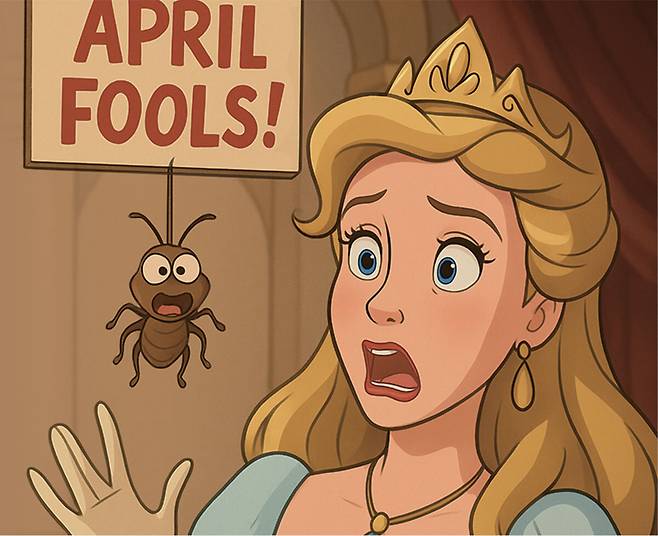 인공지능(AI) 챗봇인 챗GPT-4o에 ‘만우절 장난에 놀란 공주의 모습을 디즈니풍으로 그려줘’라고 입력하자 생성된 모습.