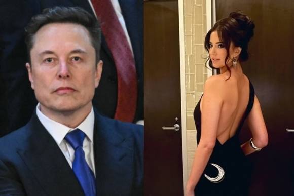 왼쪽부터 일론 머스크 테슬라 최고경영자(CEO)와 그의 13번째 자녀를 낳았다고 주장한 인플루언서 애슐리 세인트 클레어. AFP연합뉴스·세인트 클레어 엑스 캡처