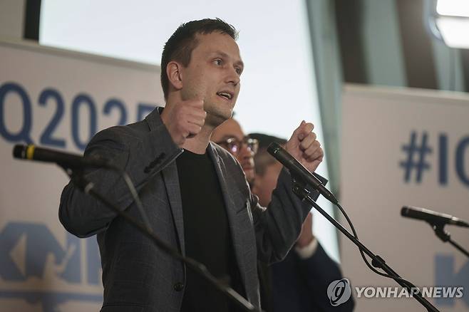 그린란드 신임 총리 [AP 연합뉴스 자료사진. 재판매 및 DB 금지]