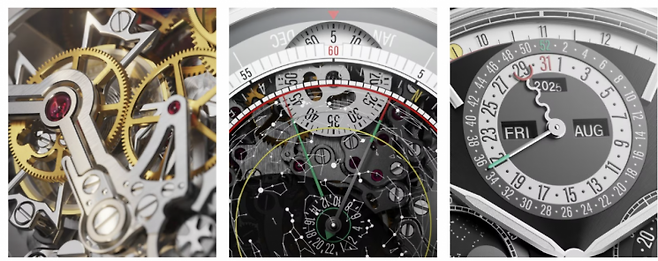 캐비노티에(Les Cabinotiers) 솔라리아 울트라 그랜드 컴플리케이션 양면시계. 바쉐론 콘스탄틴.