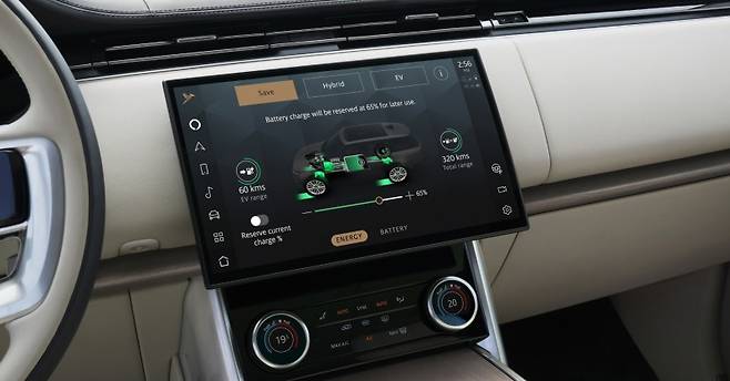 레인지로버 SWB P550e 인테리어 사진=JLR