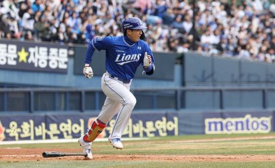 이재현 '2타점 적시타야'. 사진[연합뉴스]