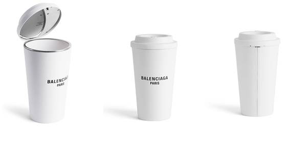발렌시아가가 출시한 종이 커피컵 모양의 클러치백 '9 Am 클러치'/사진=발렌시아가 홈페이지 캡처