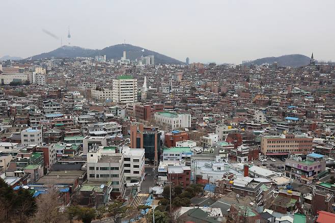 한남 뉴타운 일대. [연합]