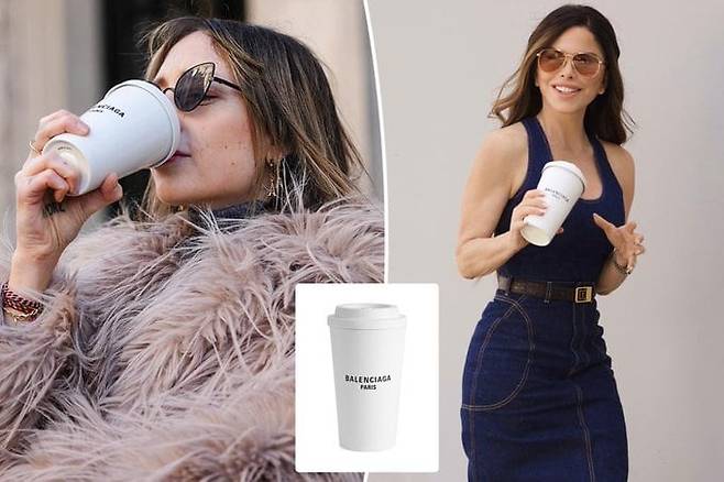 테이크아웃 종이 커피컵 모양의 명품 가방. /뉴욕포스트 엑스(X·옛트위터)