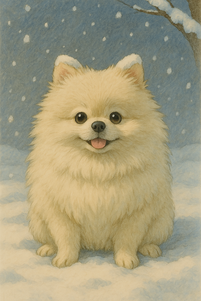 1743681106080.png 울집막내 포메 Ai버전 VS 실물사진