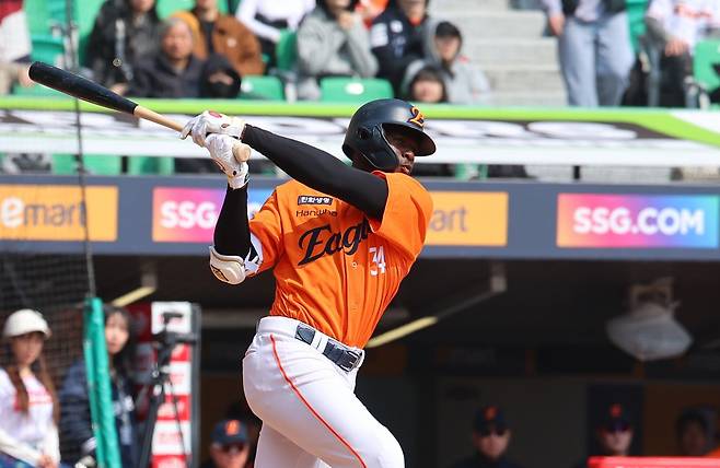 한화 이글스 에스테반 플로리얼. 연합뉴스