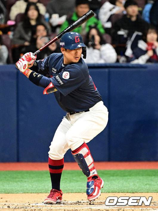 [OSEN=지형준 기자] 롯데 유강남. 2025.03.17 / jpnews@osen.co.kr