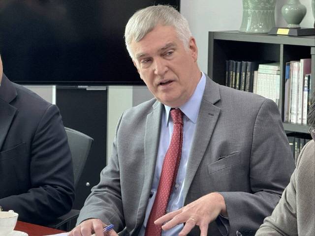 프레드 플레이츠 미국우선주의정책연구소(AFPI) 부소장. [나경원 의원실 제공]