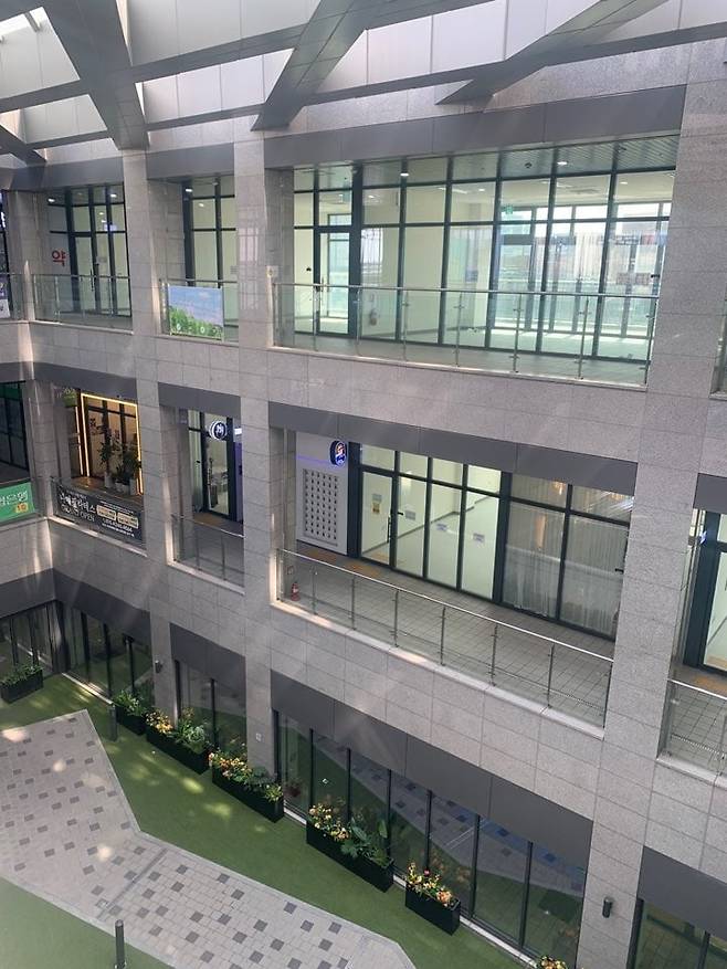 호반베르디움 스테이원 상가. 강영연 기자