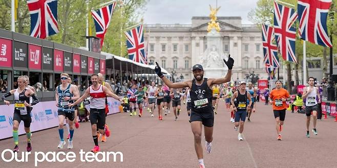 그리니치 공원에서 출발해 버킹엄 궁전까지 이어지는 런던 마라톤 / 사진=런던 마라톤 공식 홈페이지