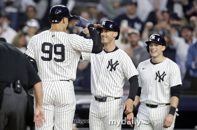 뉴욕 양키스 애런 저지(왼쪽)./게티이미지코리아