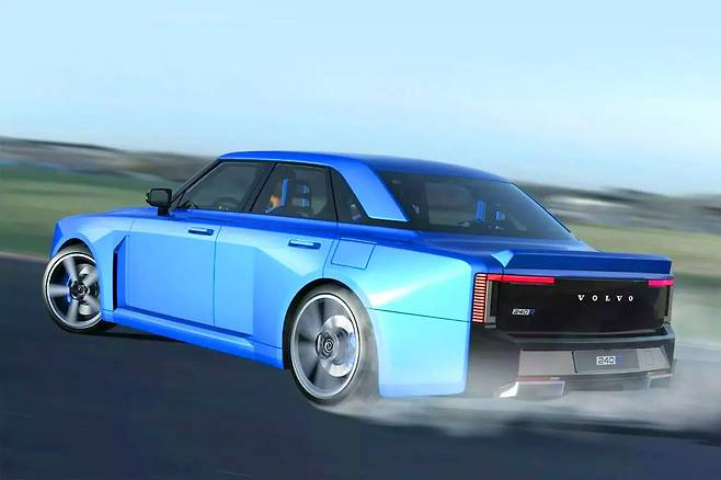 볼보 240R 콘셉트 왜건 예상도