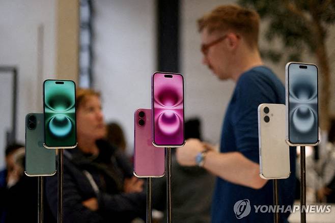 아이폰 [로이터 연합뉴스 자료사진. 재판매 및 DB 금지]