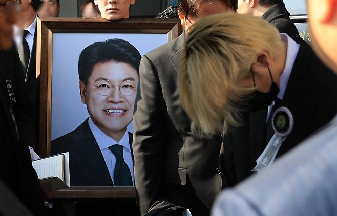 장제원 전 국회의원 발인식 [차근호 기자]