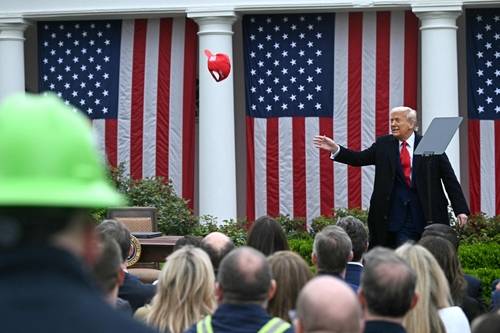 도널드 트럼프 미국 대통령 상호관세 발표  [연합뉴스 자료사진. 재판매 및 DB 금지]