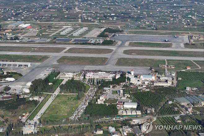 시리아 흐메이밈 공군기지 [AFP 연합뉴스 자료사진. 재판매 및 DB 금지]