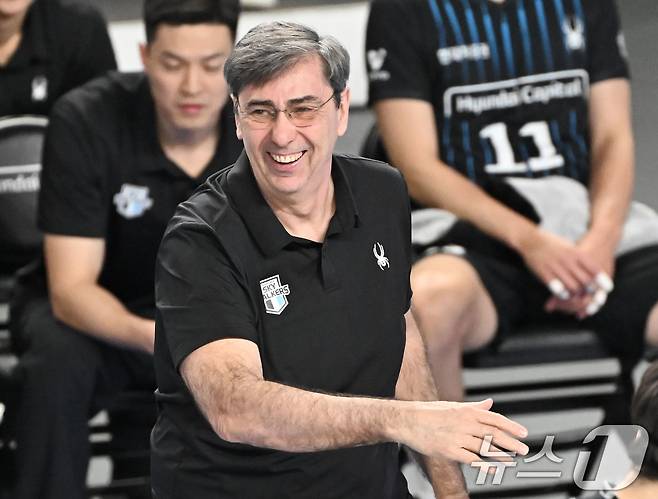 필립 블랑 현대캐피탈 감독. (한국배구연맹 제공, 재판매 및 DB 금지)