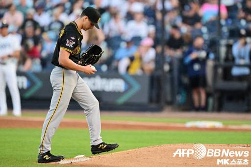 피츠버그 선발 해링턴은 빅리그의 쓴맛을 봤다. 사진(美 탬파)=ⓒAFPBBNews = News1