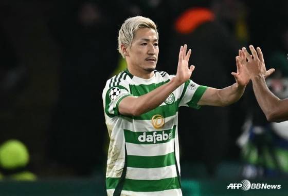 골 세리머니를 하는 마에다 다이젠. /AFPBBNews=뉴스1