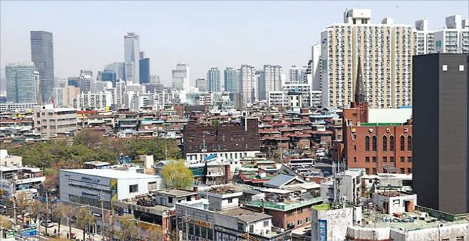 노후 주거지가 몰려 있는 영등포구 일대. (사진=연합뉴스)