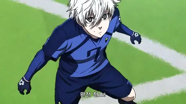 - 현실 축구에서 있었던 장면을 사용해 몰입감을 끌어올린 블루 록 [출처: 블루 록 vs U-20 재팬 7화 中]