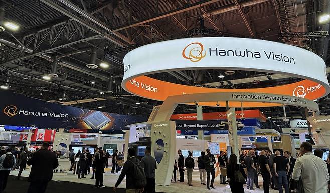 한화비전 ISC WEST 전시장(한화비전 제공)