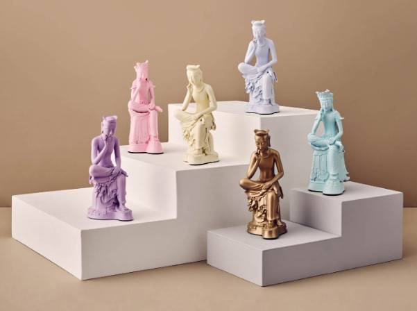 국립중앙박물관 굿즈 '뮷즈'의 대표 상품인 '반가사유상 미니어처'. 국립박물관문화재단 제공