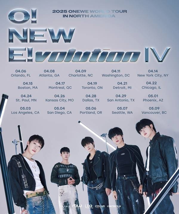 ‘실력파 밴드’ 원위(ONEWE)가 데뷔 첫 북미 투어에 돌입하며, 전방위적 ‘밴드 붐’을 이끈다.