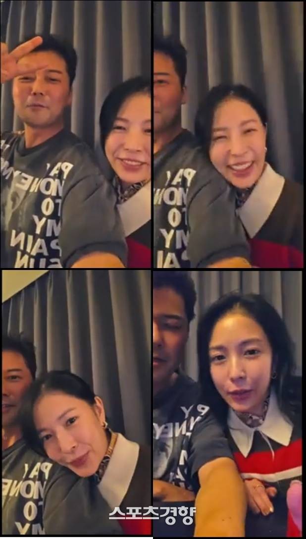 전현무와 보아의 라이브방송 장면 캡쳐.