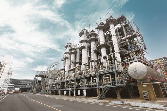 금호석유화학 여수 공장. 금호석화 제공