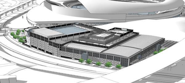용인 처인구 삼가동에 들어설 반다비 체육센터 예상 조감도. 용인특례시 제공