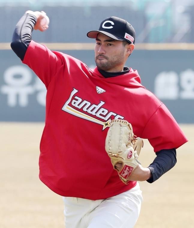 미치 화이트가 실전 등판을 치렀다. 사진=SSG 랜더스