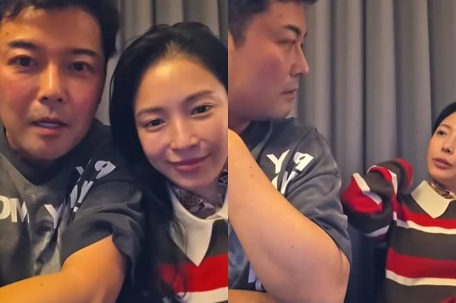 지난 5일 진행한 전현무-보아 인스타그램 라이브 방송 캡처