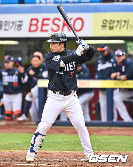 [OSEN=이석우 기자] 한화 문현빈. 2025.04.05 / foto0307@osen.co.kr