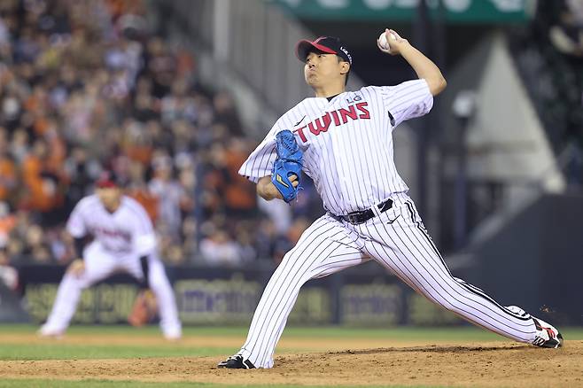 LG 송승기. 연합뉴스