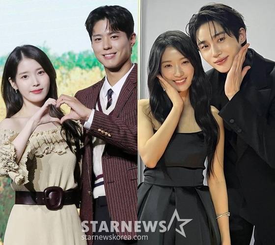 왼쪽부터 아이유, 박보검, 김혜윤, 변우석 /사진=스타뉴스, 변우석 인스타그램 캡처