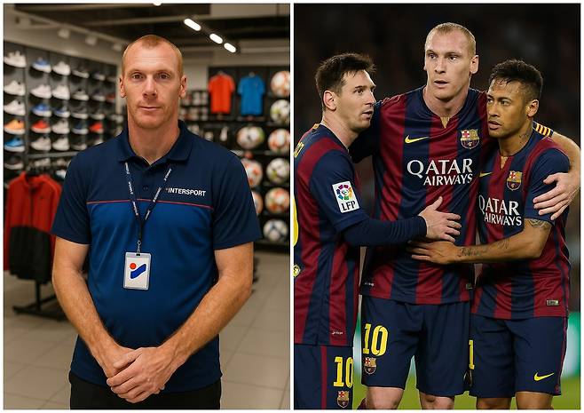 프랑스 매체 '레퀴프'가 7일(한국시간) 과거 바르셀로나에서 뛰었던 스타 수비수 제레미 마티유의 깜짝 놀랄 근황을 전했다.&nbsp;SNS