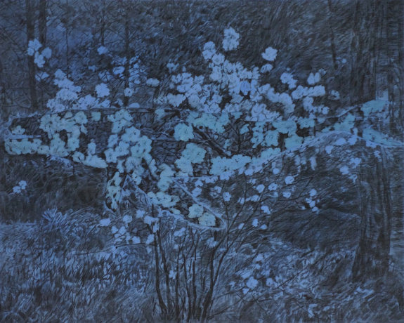 내 안 풍경23-34. 91cm x 73cm. 광목천에 혼합재료. 2023