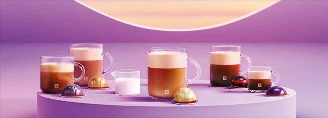 네스프레소의 디카페인 커피 제품 라인업.   네스프레소 제공