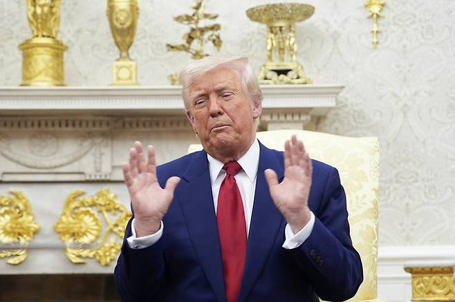 도널드 트럼프 미국 대통령. [EPA = 연합뉴스]