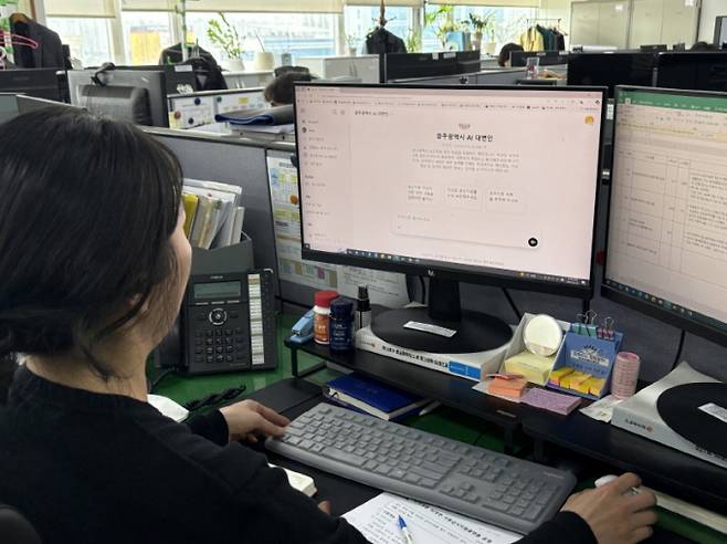 AI직원 2호 'AI 대변인'./사진=광주시