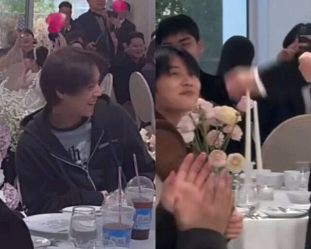 배우 박지훈(왼쪽)과 최현욱이 유수민 감독의 결혼식에 참석했다. /프라이머리 인스타그램 캡처