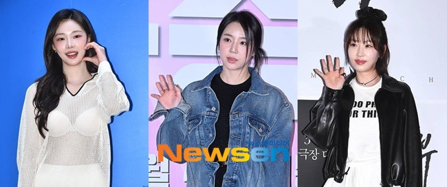 왼쪽부터 이시안, 강예원, 예원(뉴스엔DB)