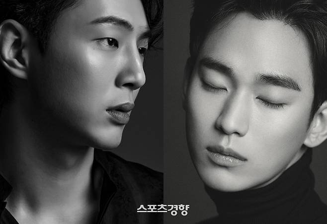 배우 김지수(왼쪽)과 김수현. 인스타그램 캡처·골드메달리스트 제공