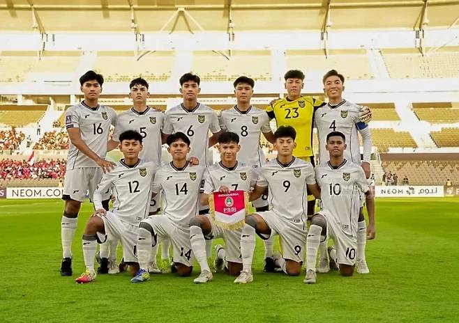 ▲ 이번 AFC U-17 아시안컵에 나선 16개국 가운데 인도네시아는 평균 신장이 두 번째로 작다. ⓒ '신도뉴스' 홈페이지