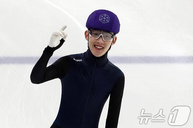 쇼트트랙 국가대표 1차 선발전 남자부 1위를 차지한 임종언. /뉴스1 DB ⓒ News1 박세연 기자