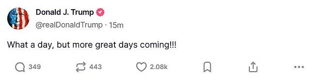 IMG_3117.jpeg 트럼프 : 여태 좋았지? 이제 더 좋은날 온다 ㅋㅋㅋ ㅎㄷㄷㄷ