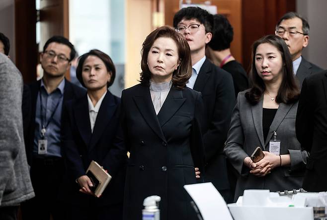 선관위 선거 투·개표 절차 시연회 참석한 김민전 의원