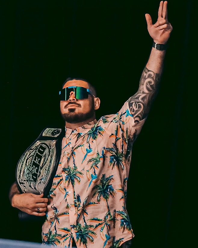 로케 마르티네스는 제6대 DEEP 무제한급 챔피언으로 타이틀 3차 방어까지 성공했다. 사진=RM Sports Boxing & Kickboxing Academy